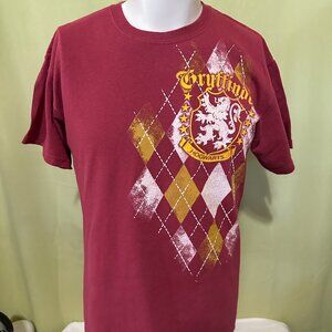Harry Potter Gryffindor Hogwarts School Men's Red T-Shirt Size Medium Universal